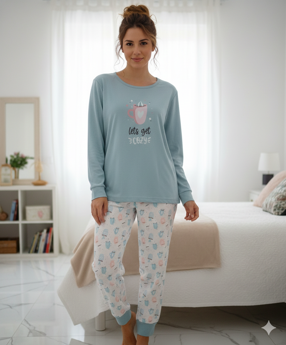 Pijama mujer afelpado