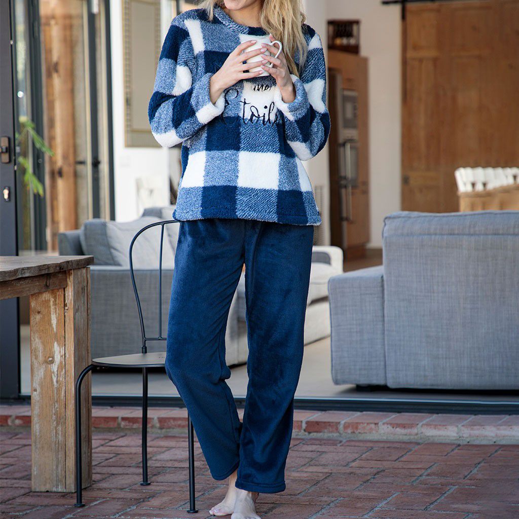 Pijama coralina mujer