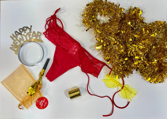 Z11809 Cotillón Año Nuevo con tanga