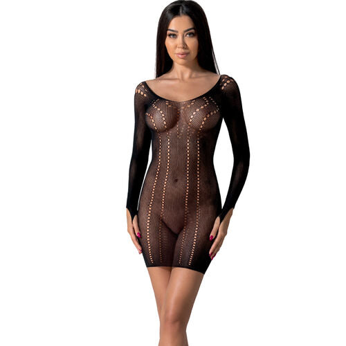 D-236373  PASSION - BS101 BODYSTOCKING NEGRO TALLA UNICA
