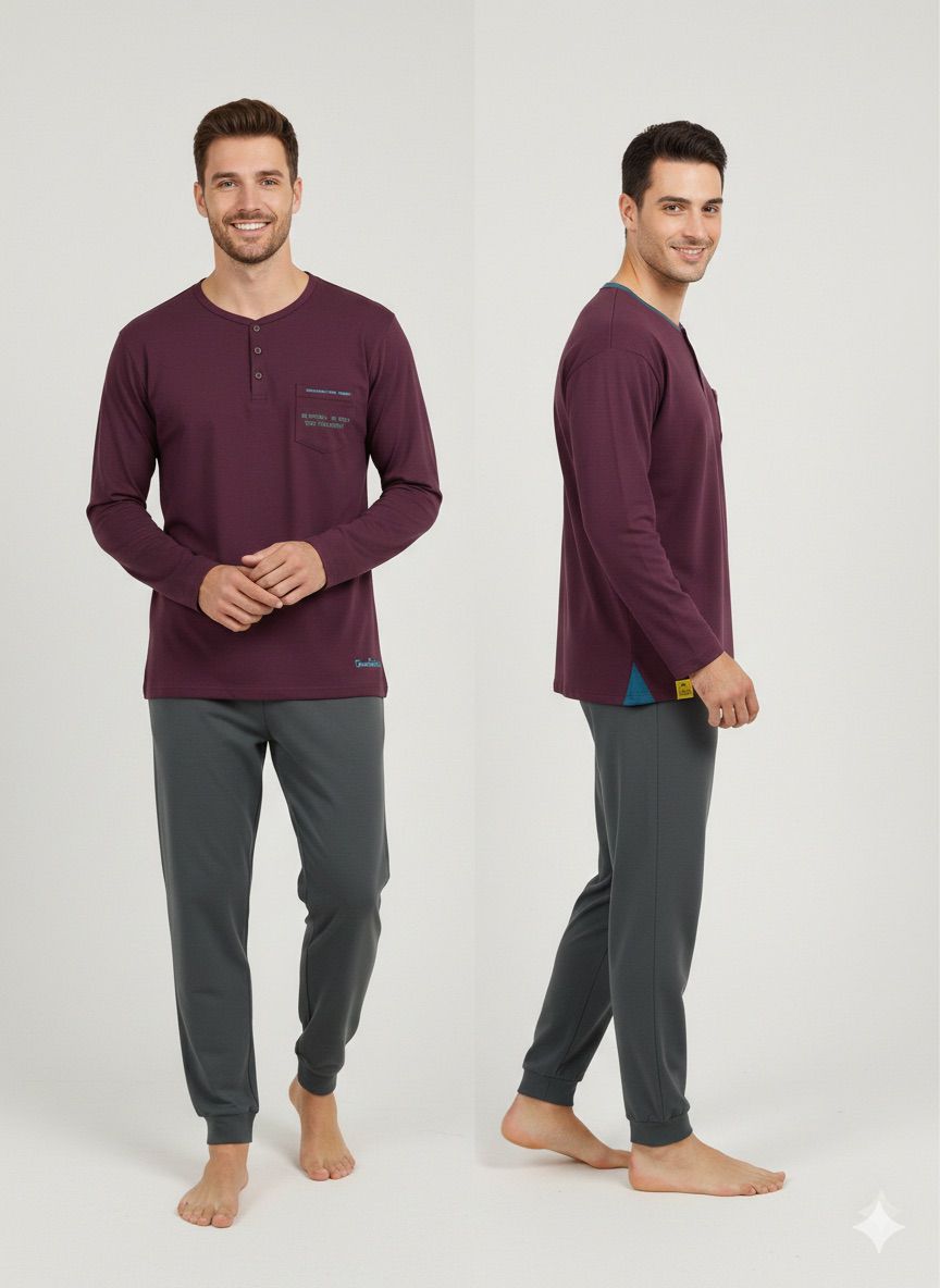 Pijama hombre afelpado