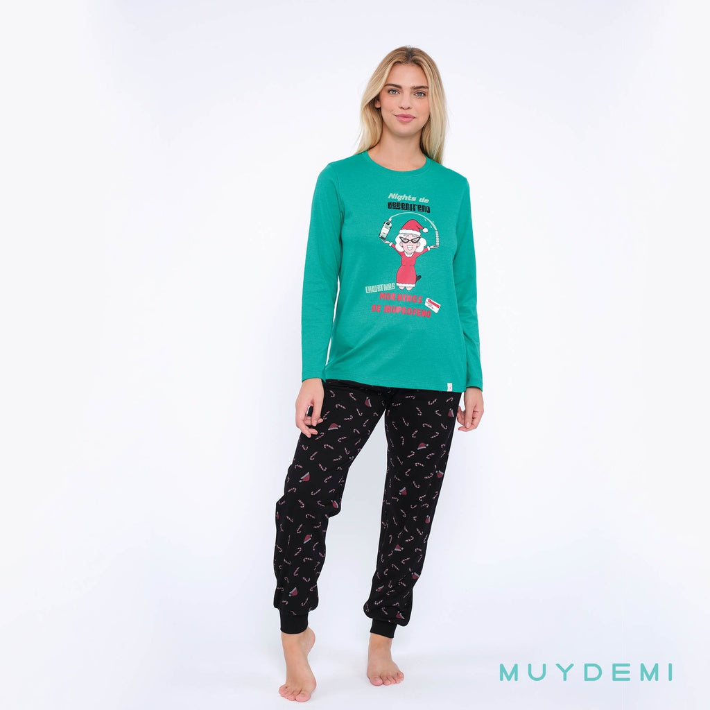 Pijama mujer algodón